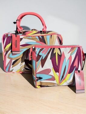 Missoni for Target Bag Set - NWT Weekender & Cosmetic Bag Colore 2-Piece